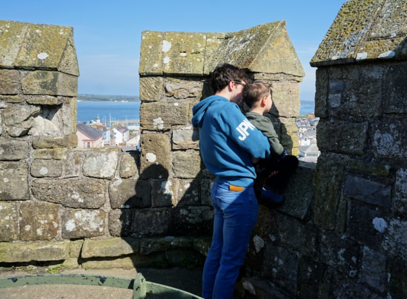 Caernarfon Castle Sebby and Kian