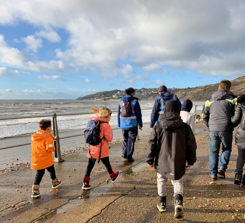 Charmouth Beach Fossil Walk