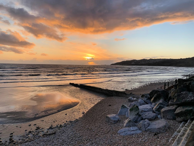 Sunset-Charmouth