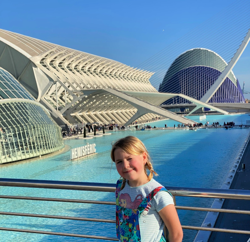 Visiting the City of Arts and Sciences - Valencia with kids travel