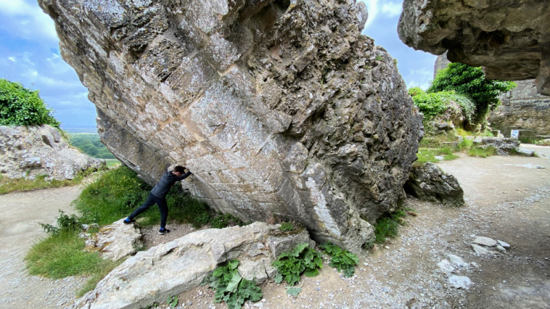 Corfe-Castle-Wall