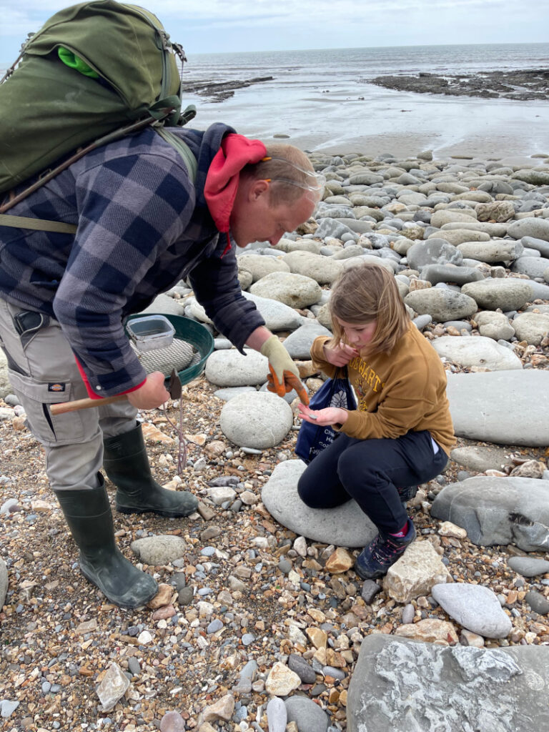 A Guided Fossil Hunting Walk in Charmouth with the Wobbly Fossiler