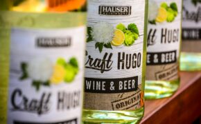 hauser craft hugo wine and beer bottles