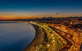 aerial photography of city
